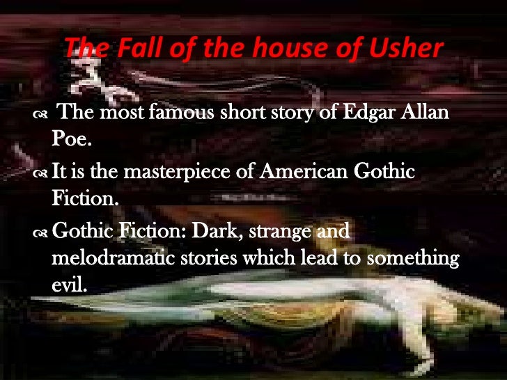Реферат: The Fall Of The House Of Usher 2